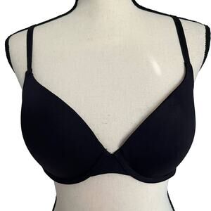 Pink Victoria's Secret 34D wear everywhere push-up bra black with pink